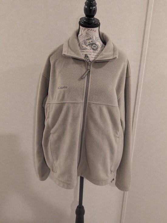 Columbia Sportswear Company Other - Columbia Steens Mountain Fleece Jacket Men's Large Beige Tan Full Zip